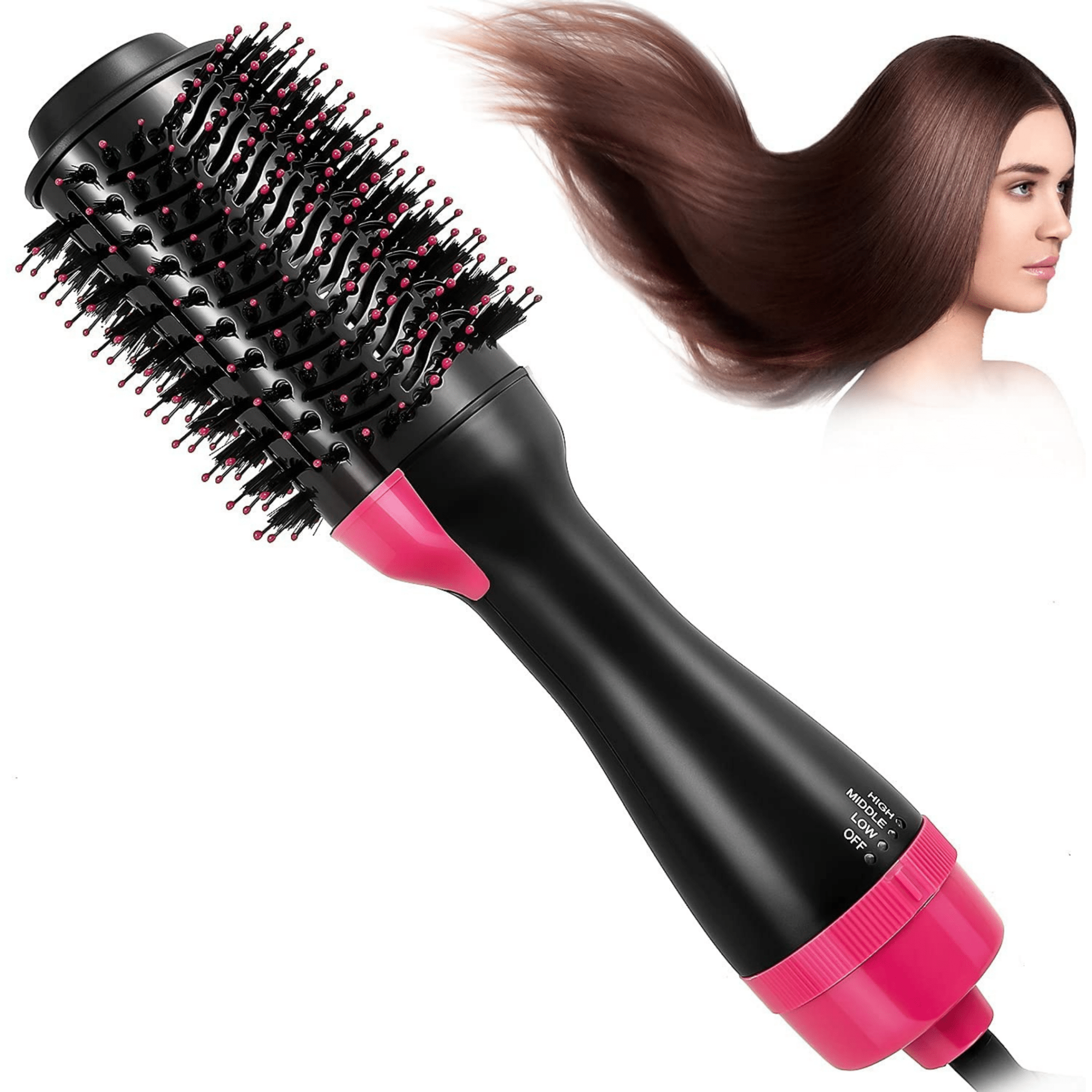Cepillo secador y voluminizador Rosa - AYC Style