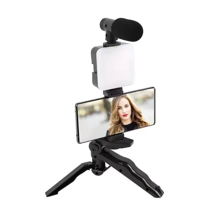 Set grabación móvil 3 en 1 (trípode + micro + luz) - AYC Style